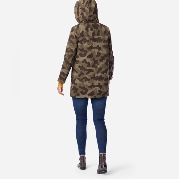 Pendleton Women's Wool Camouflage Hooded Parka Size Small NWT - Picture 2 of 14